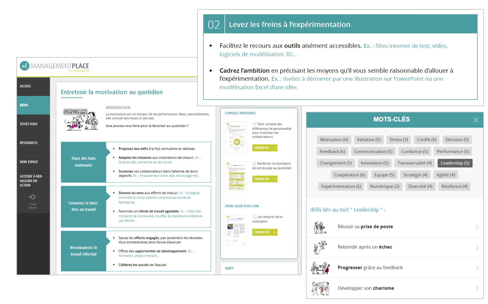 Aperçus des modules